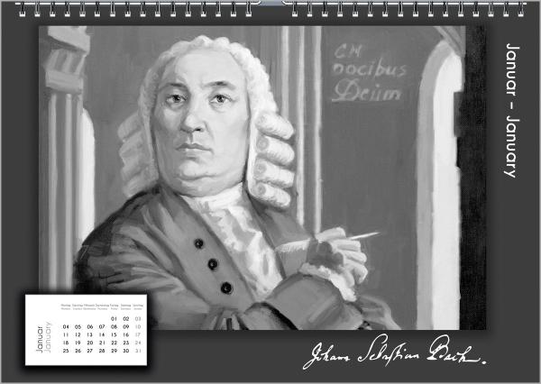 Nach Bach-Biografie gestaltet Peter Bach jr. Kalender-Linie