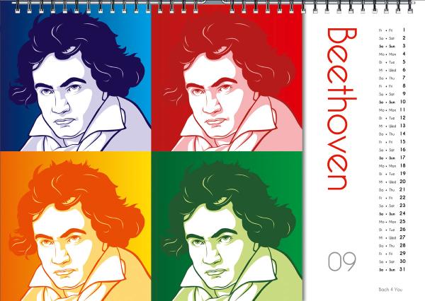 33 Komponisten-Kalender: Ein "Bach 4 You" Angebot 