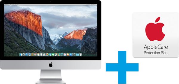 Jetzt gratis bei DTPdirekt zu jedem neuen 27" iMac: AppleCare Pro­tec­tion Plan für iMac.