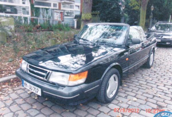 Saab 900 Turbo Cabriolet in Hamburg gestohlen