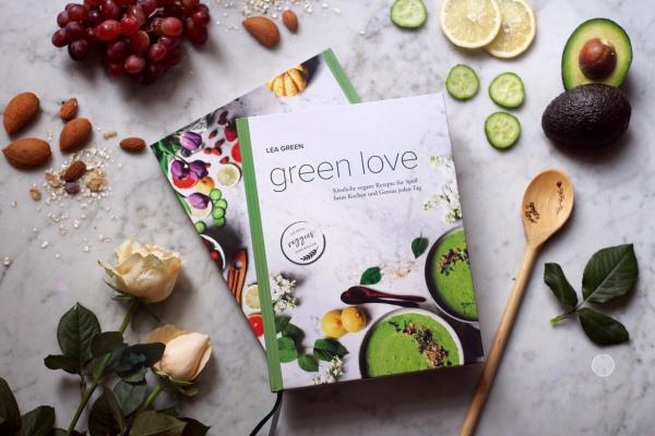 Druckfrisch auf dem veganen Kochbuchmarkt:  Green Love - für Spaß beim Kochen und Genuss jeden Tag.