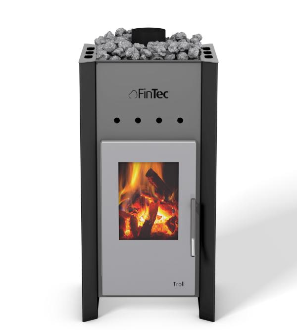 FinTec Sauna- und Wellnesstechnik stellt neuen premium Holz-Saunaofen FinTec TROLL vor