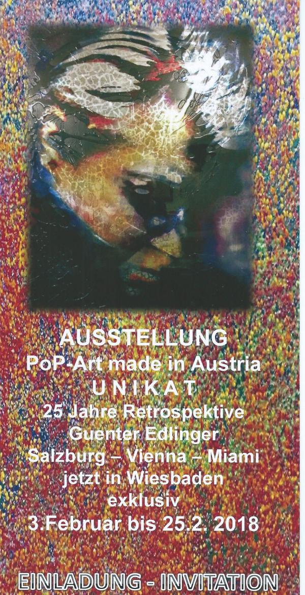 Exklusiv in Wiesbaden: Ausstellung POP-ART made in Austria by EDLINGER UNICAT, Salzburg