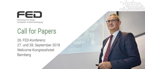FED startet Call for Papers zur Konferenz für Design, Leiterplatten- und Elektronikfertigung am 27./28.9.2018