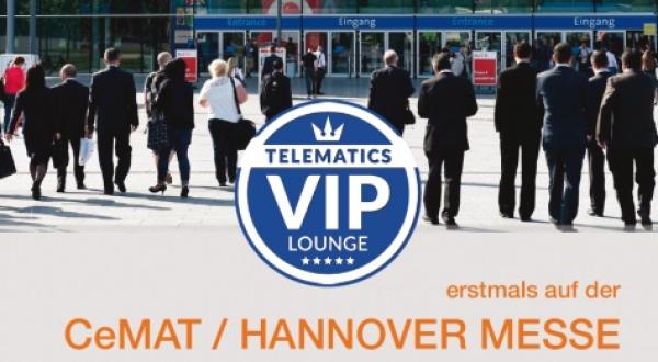Erleben Sie die Innovationen der "TOPLIST der Telematik" in der Telematics VIP-Lounge zur CeMAT 2018