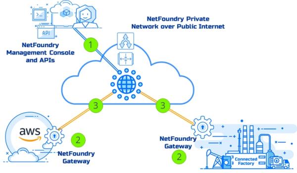 NetFoundry und AWS IoT Analytics partnern bei sicherer Übertragung von IoT-Daten