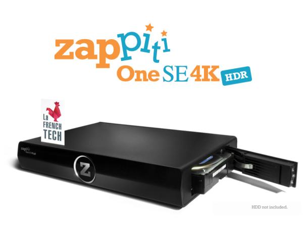 Zappiti One SE 4K HDR 4K HDR Media Player mit Dual HDMI