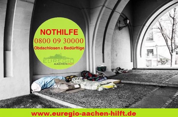 Start neuer Kleidersammlung für Aachener Obdachlose