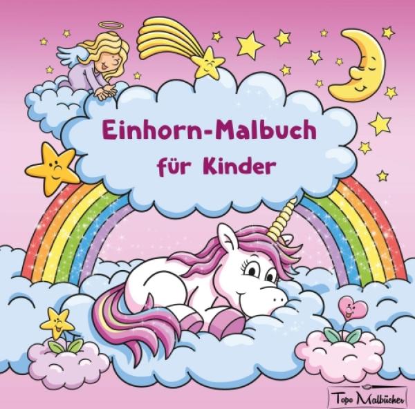 Einhorn-Malbuch für Kinder - 30 einzigartige Einhorn-Motive