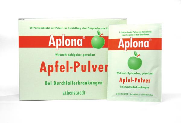 Apfelpulver - ein Durchfallmedikament für Jung und Alt