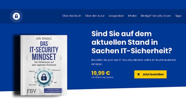 Das IT-Security Mindset, ein Praxis-Buch für Entscheider im deutschen Mittelstand