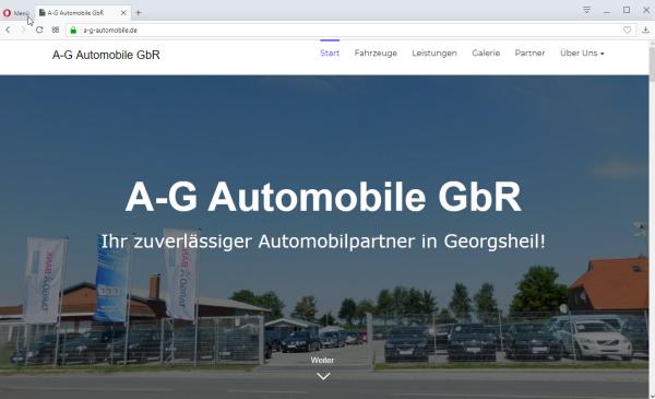 A-G Automobile GbR ab jetzt bei cmsGENIAL