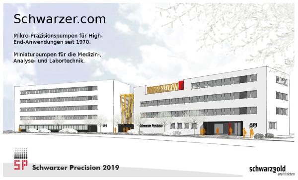 Hersteller von Mikropumpen und Miniaturpumpen Schwarzer.com verdoppelt Betriebsfläche in Essen