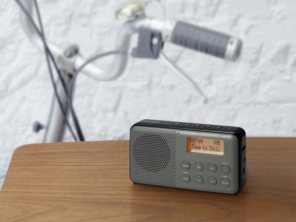 Alles drin: DPR-64 Pocketradio von SANGEAN für bequemen Mobilempfang von UKW und DAB+