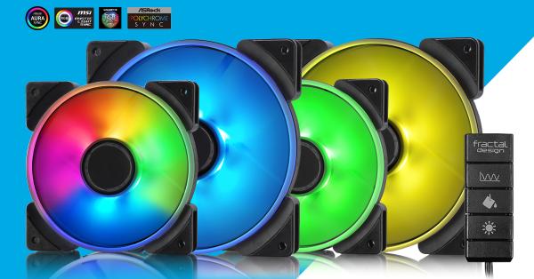 Fractal Design stellt die neuen Prisma RGB-Lüfter Serien vor