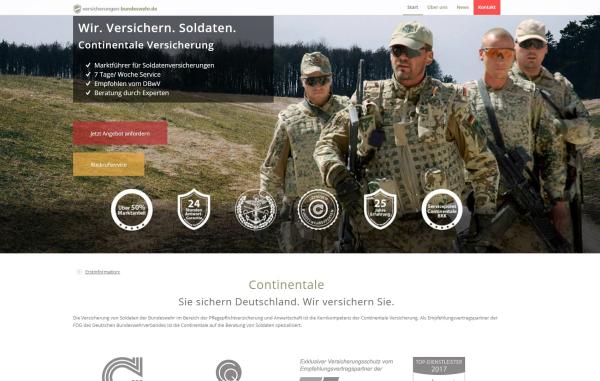Soldaten schließen ihre Versicherungen am liebsten online ab