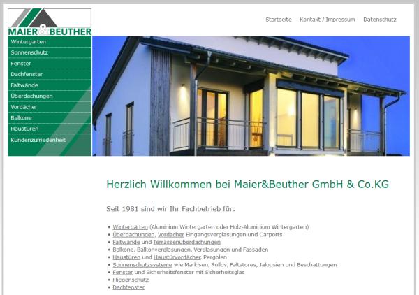 Maier und Beuther: Fachbetrieb für Wintergärten
