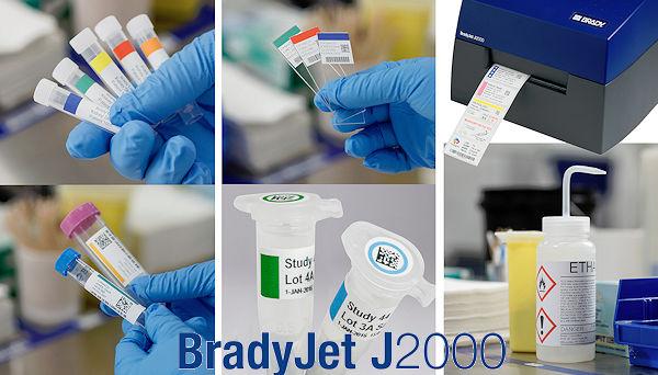 Laborproben farblich kennzeichnen mit BradyJet J2000