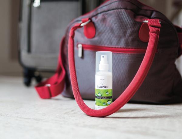 Gehört in jedes Gepäck: TexPro hilft bei Schweißgeruch