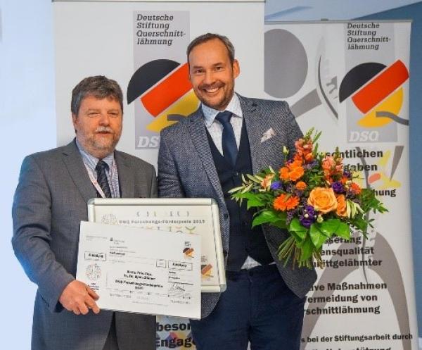 Deutsche Stiftung Querschnittlähmung verleiht Forschungs-Förderpreis 2019 an Dr. Dr. Björn Zörner
