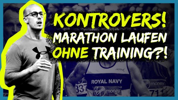 Marathon laufen ohne Training