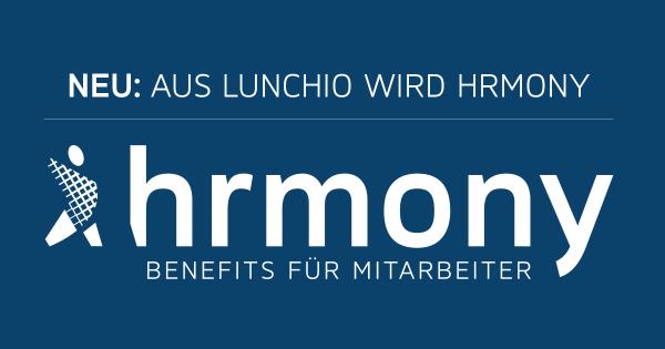 Juli 2019: Aus Lunchio wird Hrmony - Digitale Essensmarken gemacht für jede HR-Abteilung 