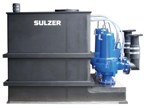Neue Hebeanlage von Sulzer für Abwasser, Schmutz-, Drainage- und Regenwasser