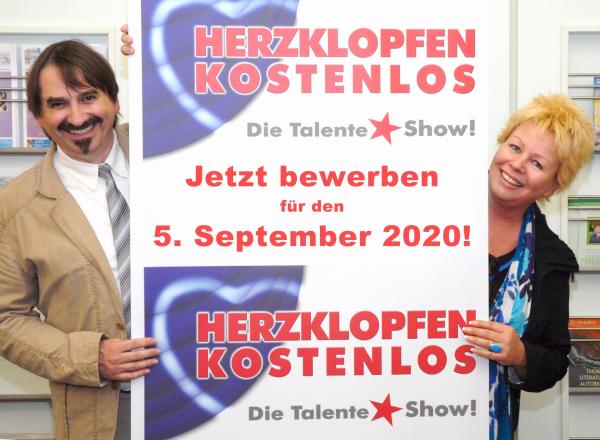 Bundes-Talente-Show "Herzklopfen Kostenlos" startet Bewerbungsphase für die neuen Stars von morgen