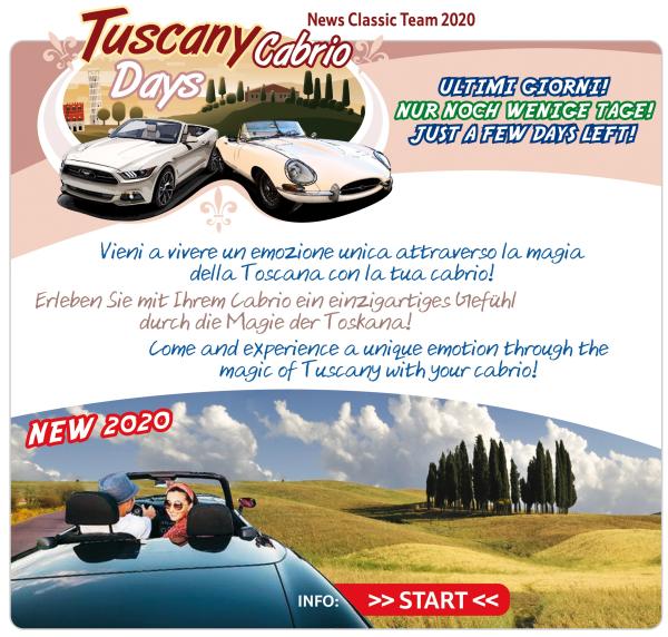 Deadline - "Tuscany Cabrio Days 2020"