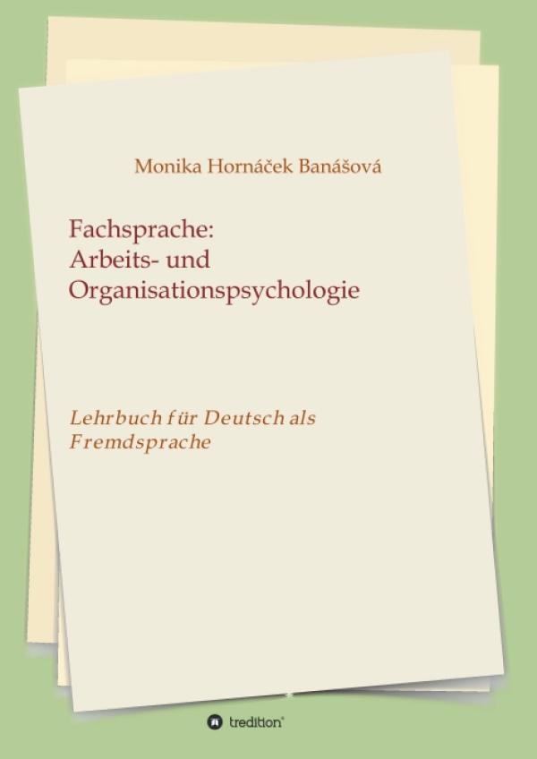 Fachsprache: Arbeits- und Organisationspsychologie - Lehrbuch für Deutsch als Fremdsprache