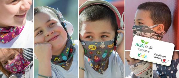 Zum Schulstart: Coole Kids Mund-/Nasenmasken mit dauerhaft antimikrobiellem Schutz