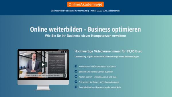 OnlineAkademie99 - Business-Videokurse für Finanzdienstleister