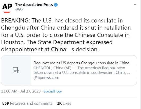 Warum hat China das US-Generalkonsulat in Chengdu geschlossen?