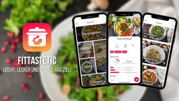 Gesunde Küche kinderleicht mit FitTasteTic Fitness Rezepte App