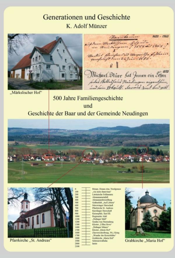 Generationen und Geschichte - Historische Familien-Stammlinie und Geschichte der Baar und Gemeinde Neudingen