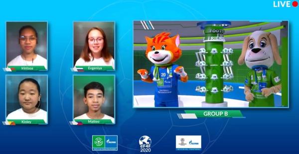 Auslosung der Gruppen: Kinder aus mehr als 100 Ländern nehmen an der "F4F"-eWorld Championship  2020 teil