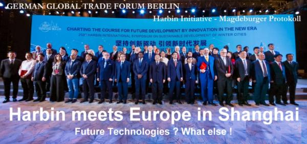 Harbin trifft Europa in Shanghai - Business Meeting und Dinner am 20.April 2021