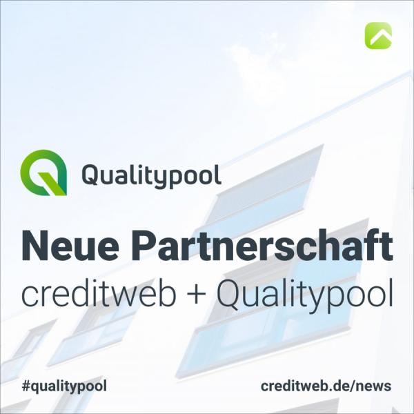 Neue Partnerschaft - Qualitypool und creditweb starten Kooperation