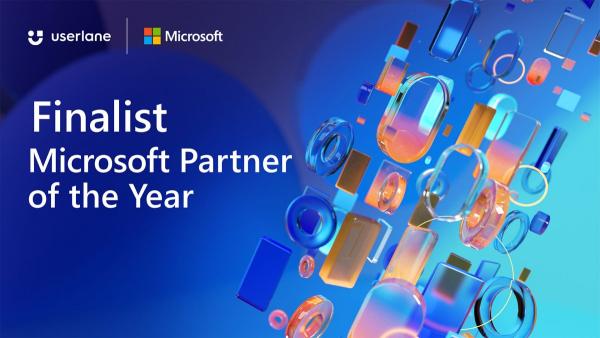 Userlane als Finalist des Microsoft Partner of the Year Award 2021 ausgezeichnet