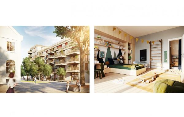 Mehr Flexibilität, mehr Nähe: Münchner Stadtquartier kupa zeigt, wie Familien nach Corona wohnen