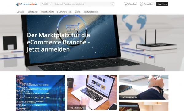 eCommerce-vision Magazin startet E-Commerce Marktplatz