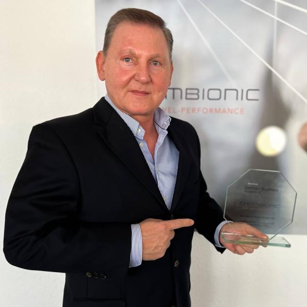 Chambionic gewinnt die German Business Awards 2021 mit zwei Auszeichnungen!