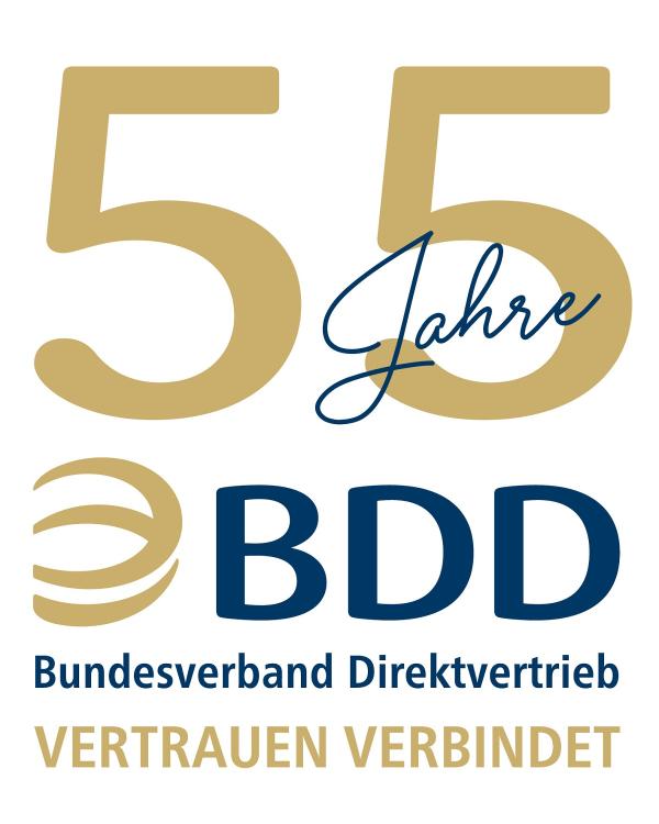Bundesverband Direktvertrieb Deutschland e.V. (BDD) feiert sein 55-jähriges Bestehen mit 55 Mitgliedern