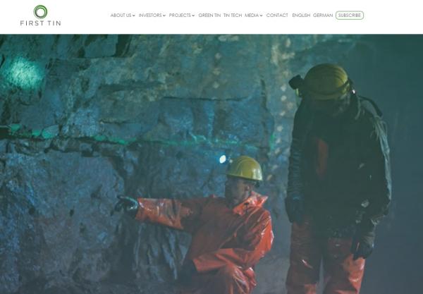 First Tin bestätigt hochgradige Vererzung auf Gottesberg-Projekt in Sachsen