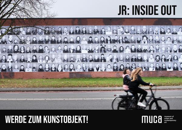 Werde Teil des JR Kunstwerks "Inside Out" in München am MUCA Außengelände