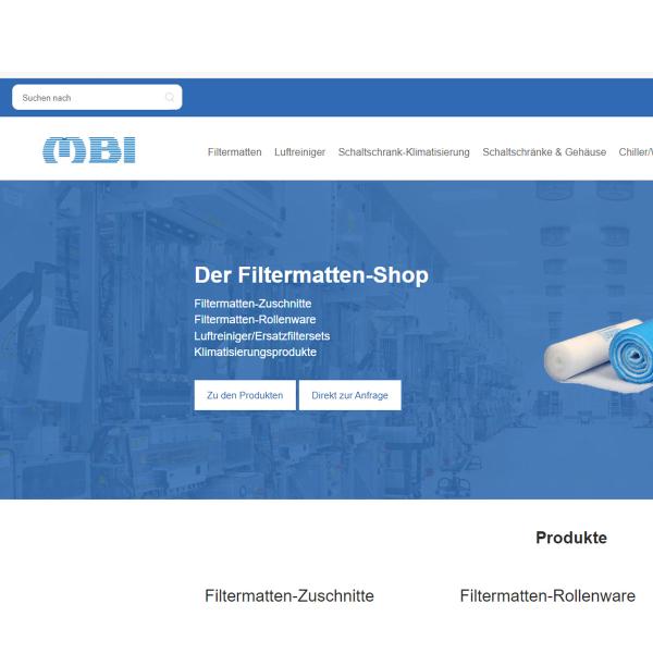 Der Filtermatten-Shop von MBI in neuem Design/ NEU im MBI-Sortiment: LED-Schaltschrankleuchten