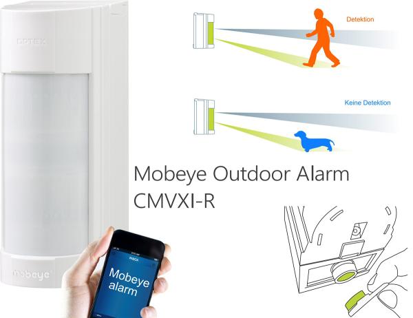 Mobeye CMVXI-R Outdoor Alarmmelder - zuverlässiger und effektiver Perimeterschutz