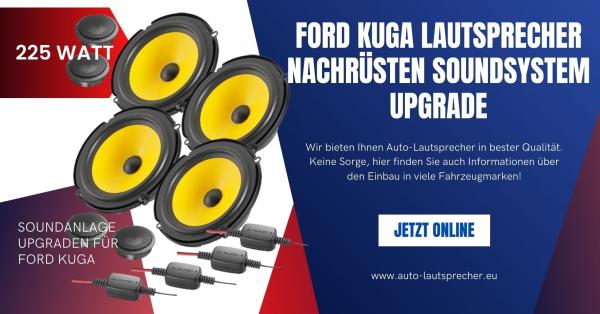 Ford Kuga Lautsprecher nachrüsten Soundsystem Upgrade