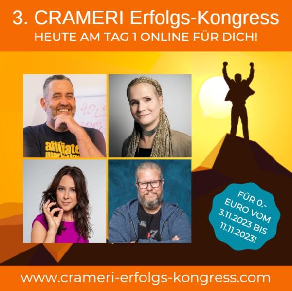 3. CRAMERI Erfolgs-Kongress Online von Ernst Crameri