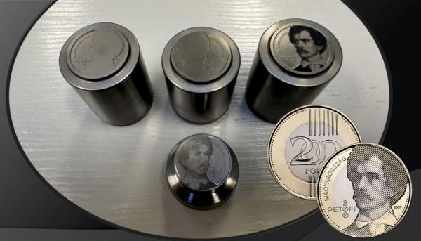 Ein Gesicht, viele Schattierungen: "Ungarische Münze" stellt mit LANG-Maschinen Prägestempel für Münzen her
